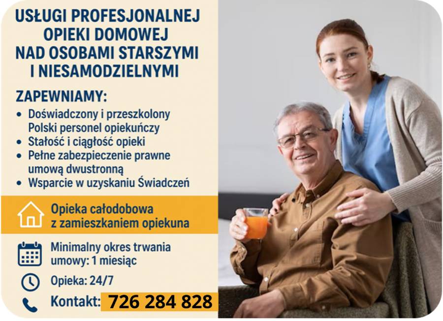 Opieka domowa nad seniorem Jastrzębie Zdrój